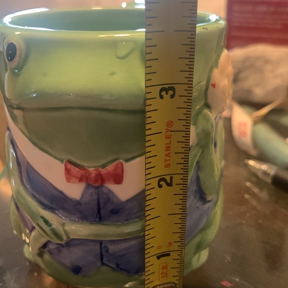 OTAGIRI JAPAN  FROG TOAD CERAMIC POTTERY MUG COFFEE CUP  MARY ANN BAKER PRINCE - Picture 7 of 10